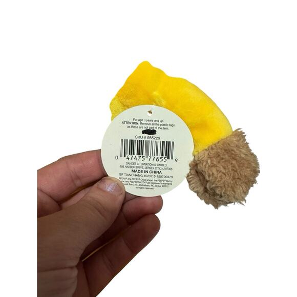 Peeps 11 in Brown Plush Teddy Bear with Blue Hooded Pajama Outfit NWT 2015 - Picture 2 of 9